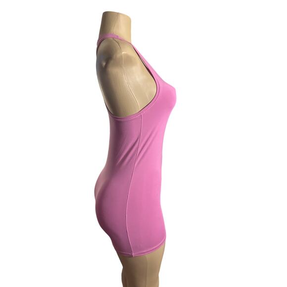 Women XS Athleta Pink Shanti Tank Top PowerVita Racerback 405070 Yoga Run - Picture 5 of 6